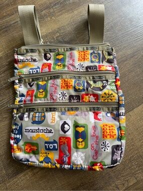 LeSportsac 3 Tier Shoulder Crossbody Bag